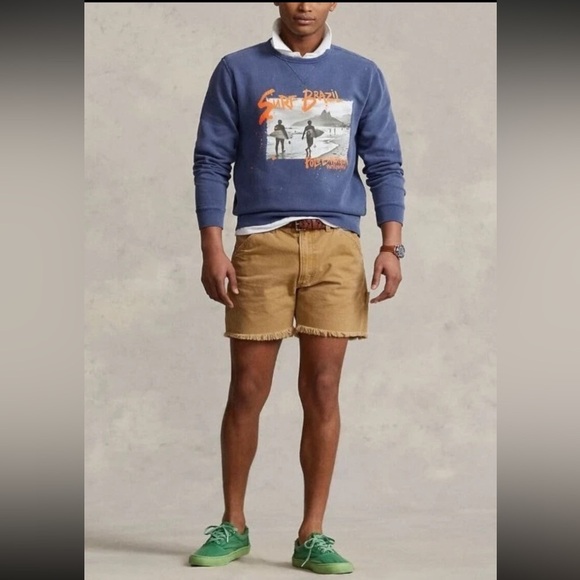 Polo Ralph Lauren Other - Polo Ralph Lauren Men's Vintage Surf Brazil Sweatshirt Blue Size Large NWT